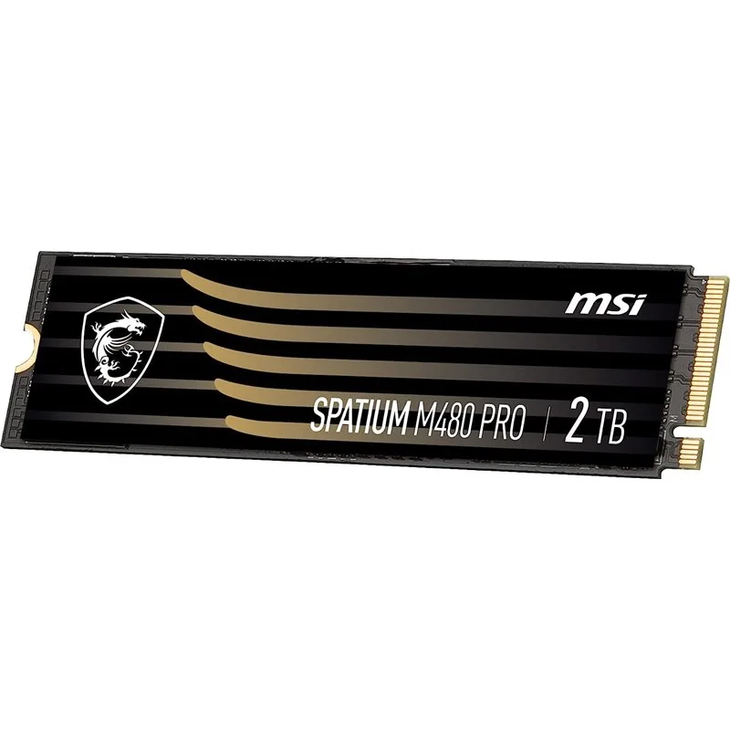 MSI SPATIUM M480 PRO PCIE 4.0 NVME M.2 2TB unidad de estado sólido PCI