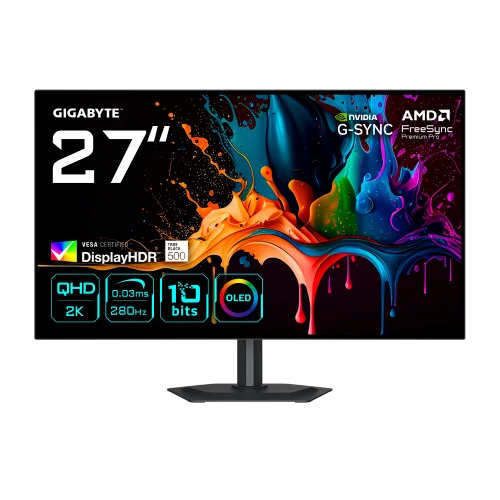 GIGABYTE MO27Q28G Monitor Gaming OLED 27" QHD