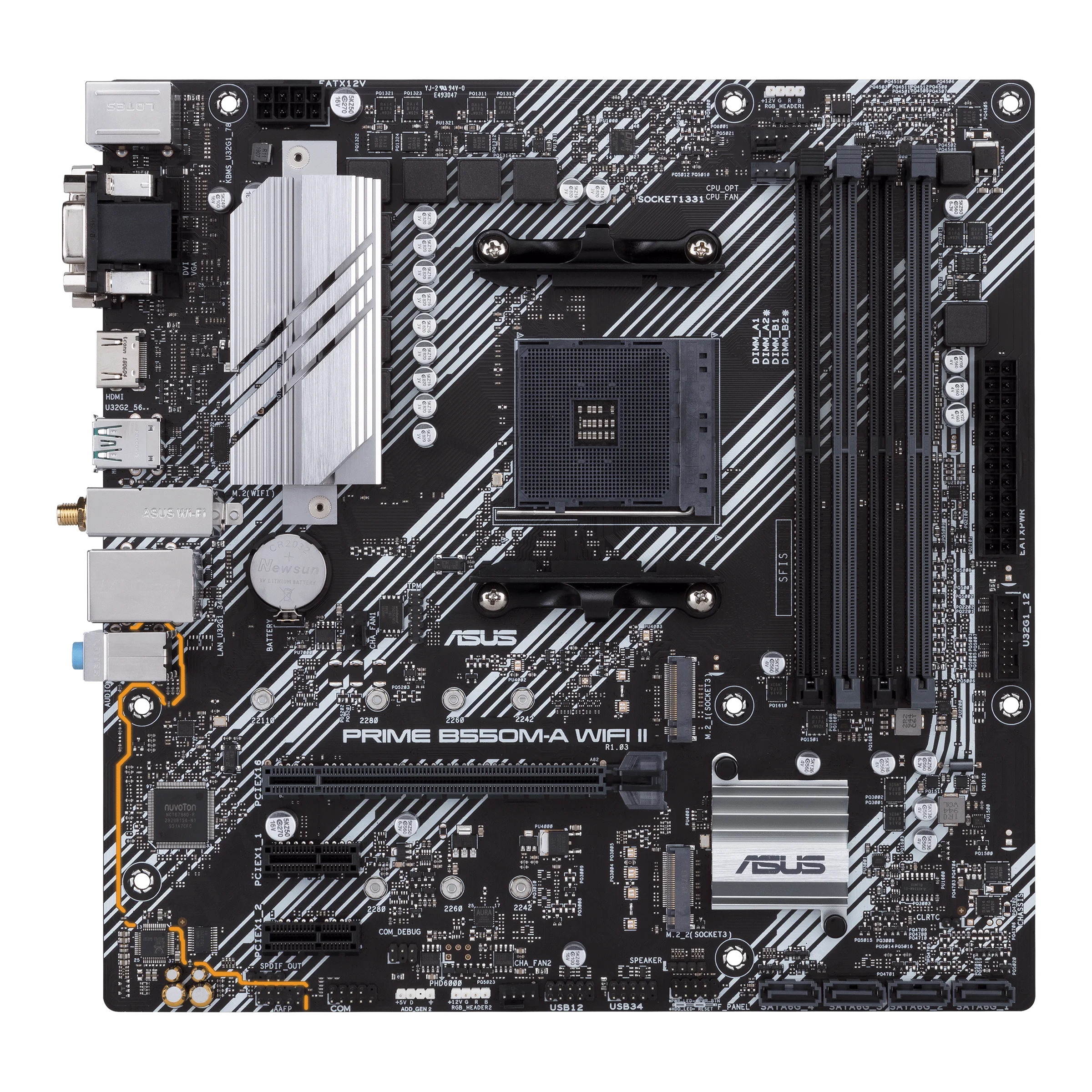 ASUS PRIME B550M-A WIFI II AMD B550 Zócalo AM4 micro ATX [GRADO A+]